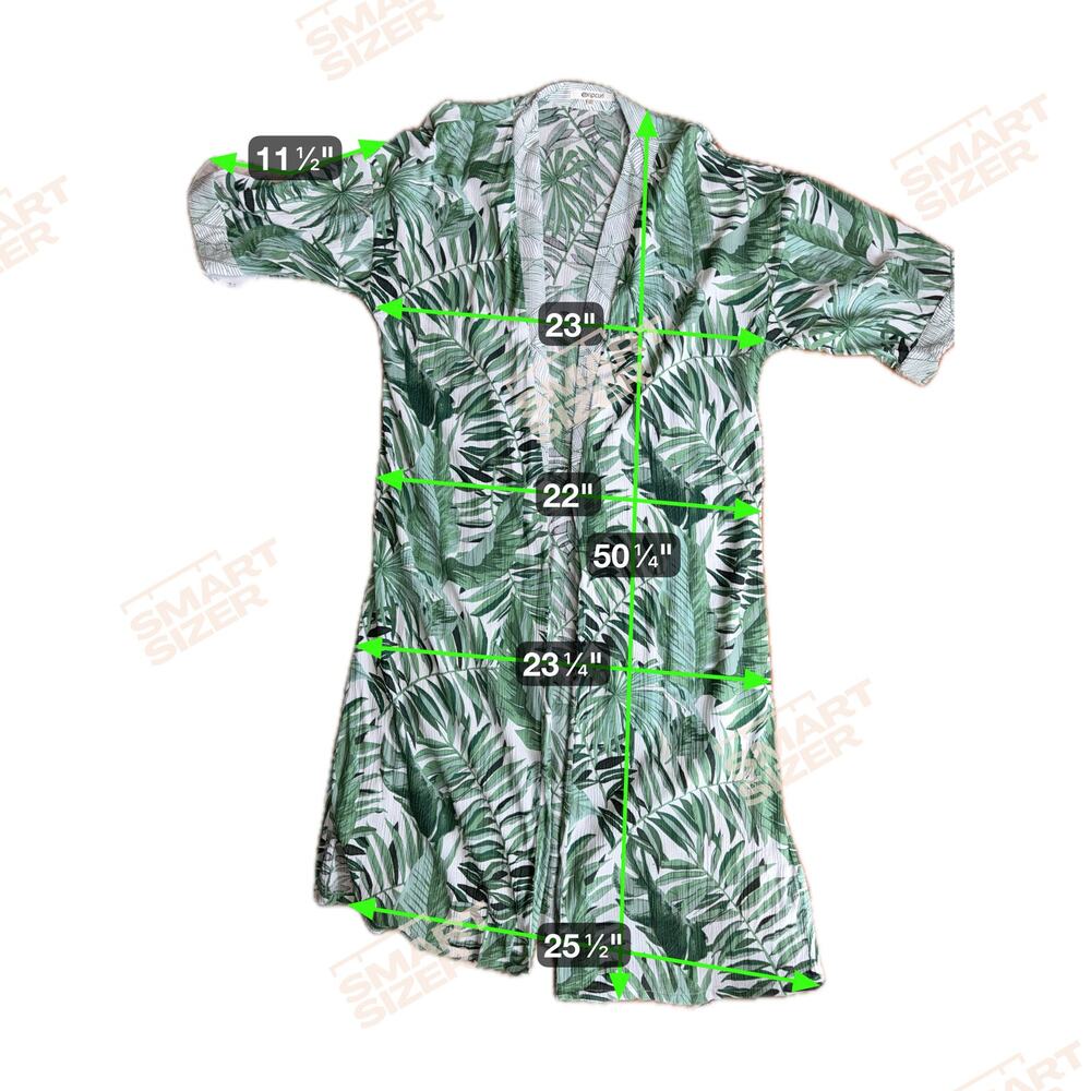 Rip Curl Palm Reader Kimono Beach Cover-Up EUC - Picture 3 of 11